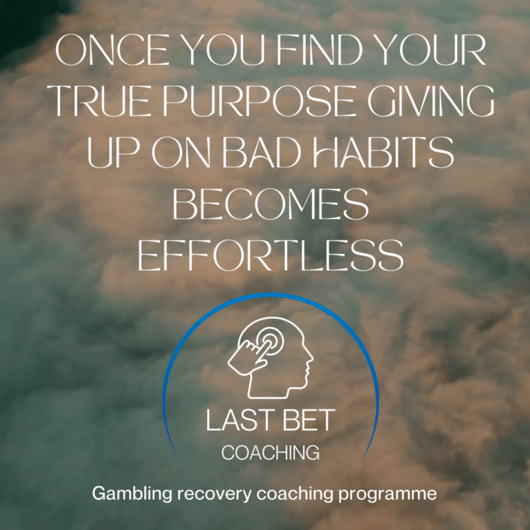 Once you find your true purpose giving up on bad habits becomes effortless quote